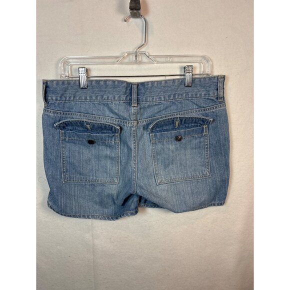 Old Navy Denim Cargo Shorts With Button Pockets Size: 10 - Picture 5 of 10